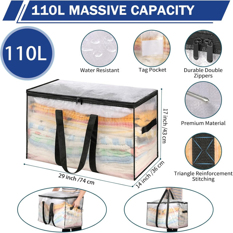 Brayden Studio Polypropylene Storage Bag