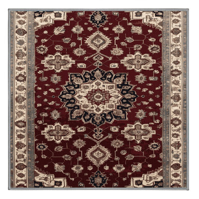 Tapis persan gris lavable à la machine