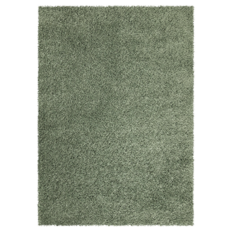 Jaxzen Solid Colour Shag Area Rug, Rectangle 50 x 80cm