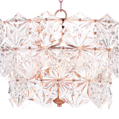 Thatcham 4 - Light Dimmable Tiered Chandelier