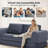 Boneless Cloud Compression Convertible Floor Sofa Bed, High-Density Sponge & Corduroy Fabric Futon Loveseat-1290771573-1288334705