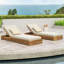 Leite 29.5'' Outdoor Acacia Chaise Lounge Set-1897367050-1897367051