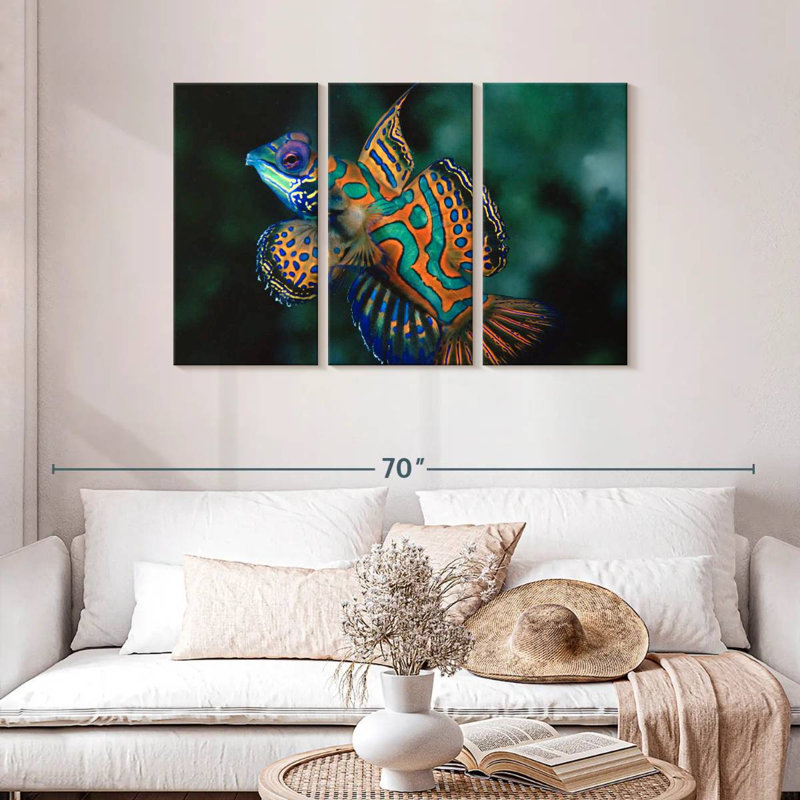 Brampt Mandarin Dragonet, 28" H x 45" W