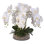 Real Touch Life Like Phalaenopsis Orchid and Vanilla Grass Bush Floral Arrangement