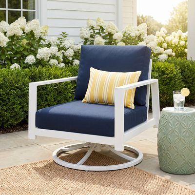 Townsend Sunbrella® Swivel Patio Lounge Chair