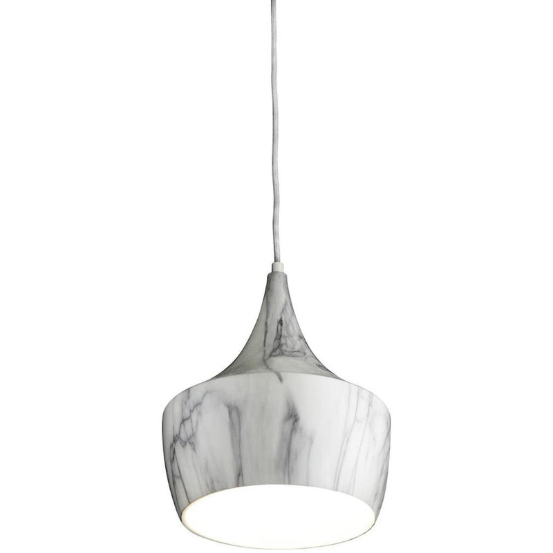 Romona 1 - Light White Teardrop Pendant