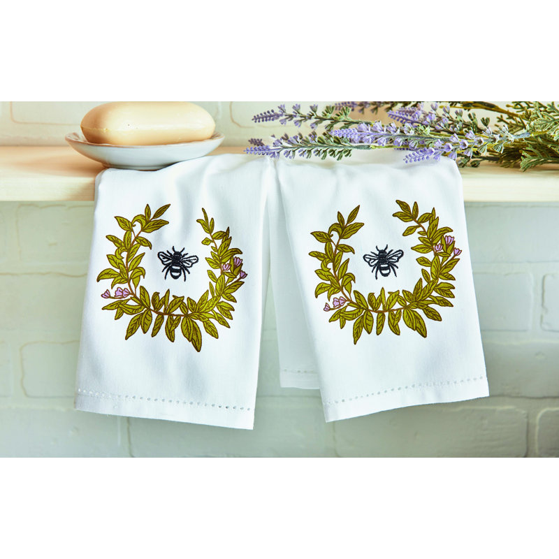 Lavender & Honey Guest Towel S/2