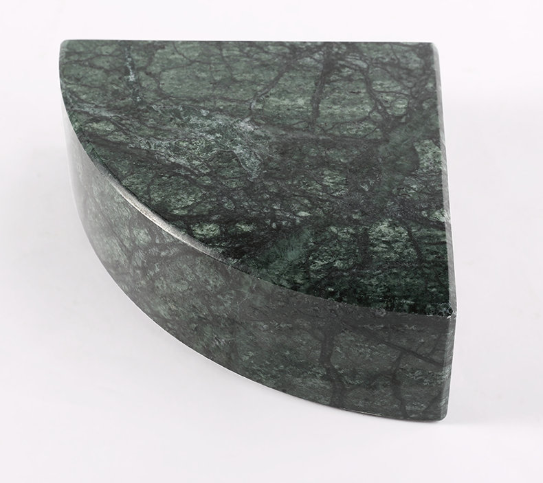 Marble Bookends (Set of 2), Green
