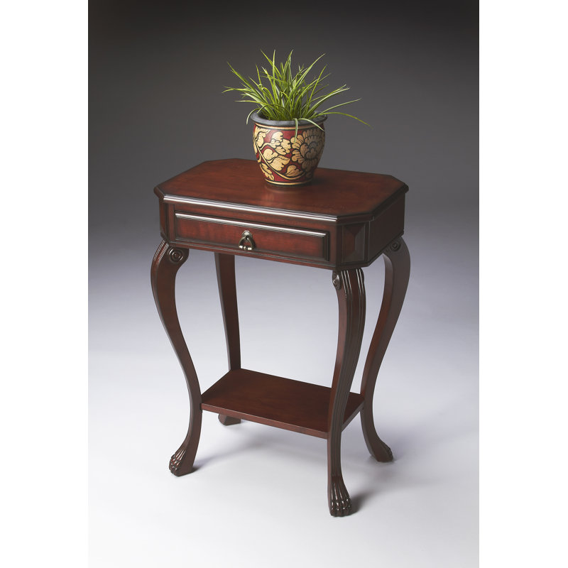 Sumter 1-Drawer Rectangular Nightstand, Cherry