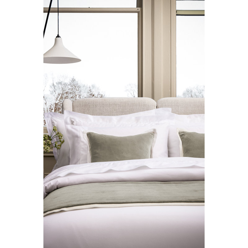 Balmoral Duvet Cover Set, King Duvet Cover + 2 Standard Pillowcases, White