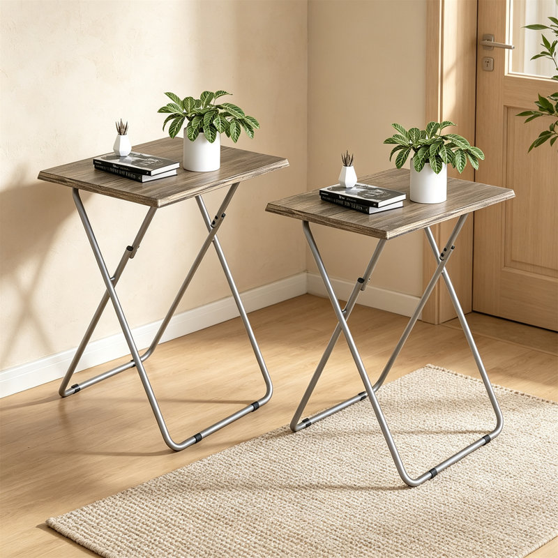 TV Tray Table 2 Set, Wood