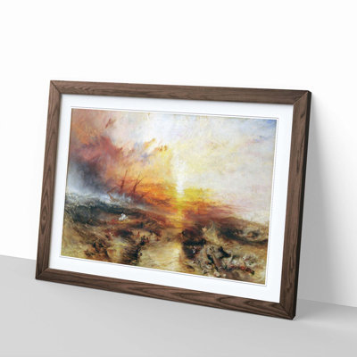 Typhoon Coming by J.M.W. Turner - Single Picture Frame Painting