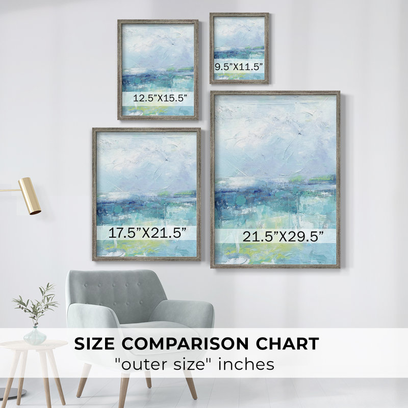 ABSTRACT Series DCCDXV, reproduction encadrée - bois massif, H 30 po x l 24 po