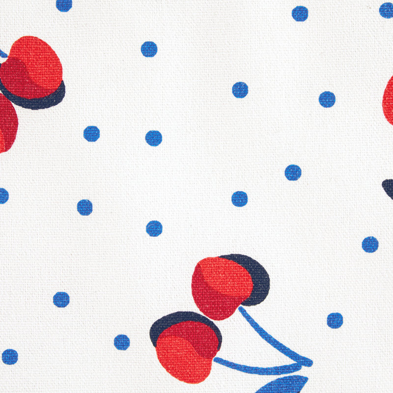 Cherry Dot Cotton Pot Holder and Towel Set of Four