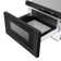 Cosmo 24 In. Haven Collection 1.2 Cu. Ft. Built-in Microwave Drawer, 1000w, Touch Controls, Defrosting Rack In Matte Black