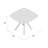 Huebner Glass Top Metal Base Dining Table