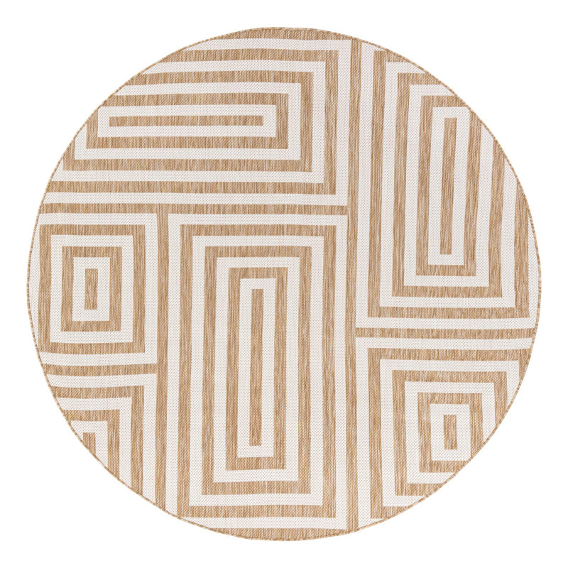 Forte Hower Rug, Rond 7 pi 10 po