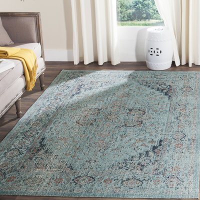 Zariyah Oriental Cotton Hand Woven Area Rug