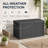 160 Gallon Large Lockable Resin Deck Box-129232141