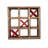 100% Solid Wood Square Cubby Wall Mounted Accent Wall Shelf-1662921486