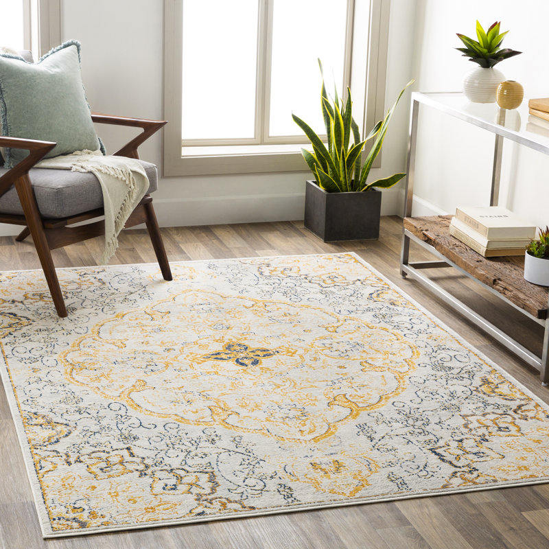 Cabe Oriental Indoor Rug, Rectangle 6'7" x 9'