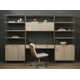 Loki 3 Piece Rectangular Writing Desk Office Set with Hutch