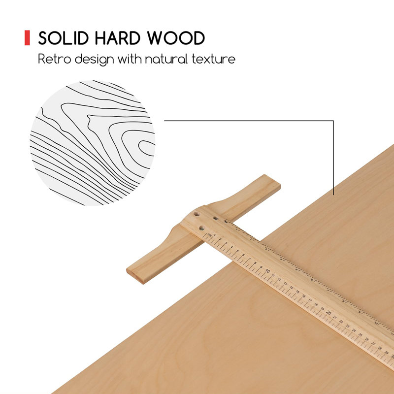 Solid Wood Drafting Table