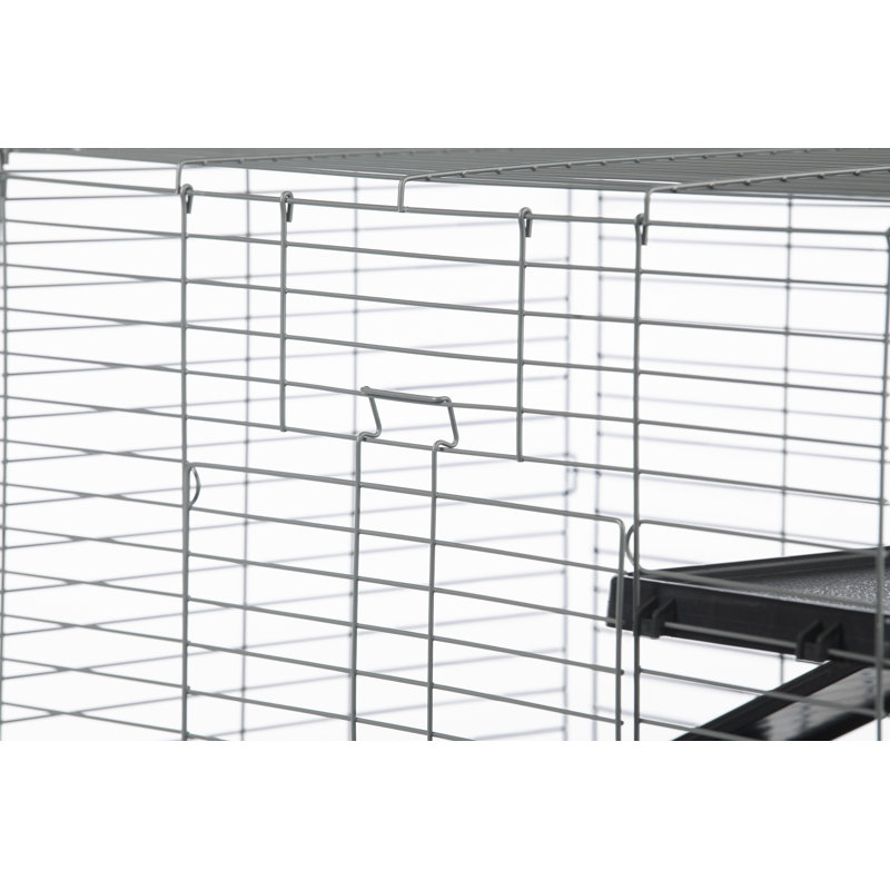 Cage de voyage Chenard pour furets adultes, Noir