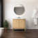 Calandre 36" Slat Modern Farmhouse 2-Shelf Bath Vanity Cabinet Only (Sink Basin not Included)