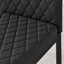 Eubanks Double Pedestal High Gloss Dining Table Set with 4 Luxury Faux Leather Dining Chairs-1338948185-1338948160