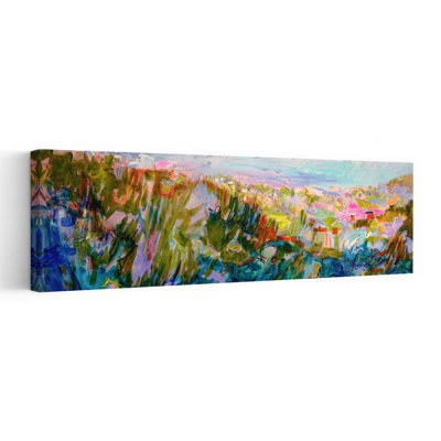 Everlasting Ascent Abstract Colorful Impressionist Landscape Nature Wall Art