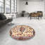 Tapis oriental beige / brun / bleu-1090225079