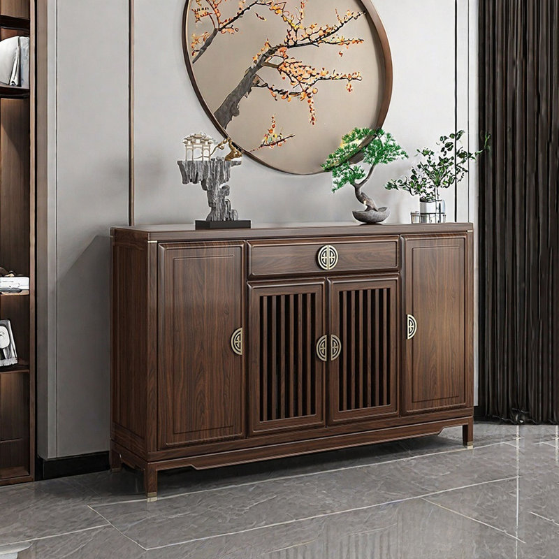 Modern Chinese Ebony Sideboard