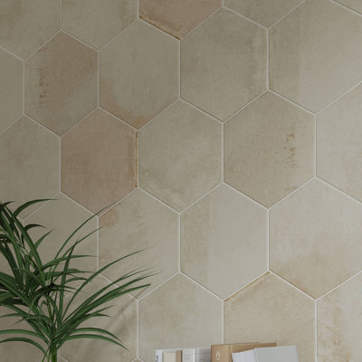 Arcadien 9 po x 10 po Carrelage imitation pierre Hexagon