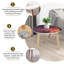 Ensemble de 2 tables basses gigognes Triangle