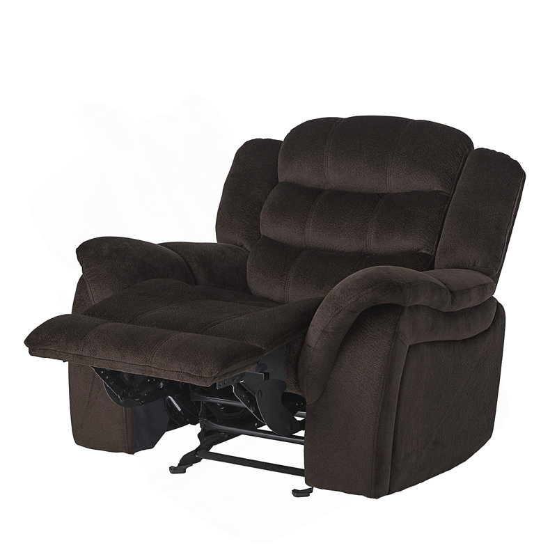Recliner, Chocolate Polyester