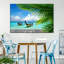 Bateaux sur le quai de l'île tropicale, reproduction sur toile-2130441059