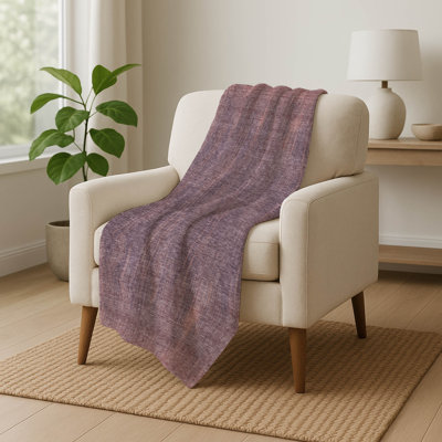 Addison Machine Washable Sherpa ASB893 Stripes Throw Blanket