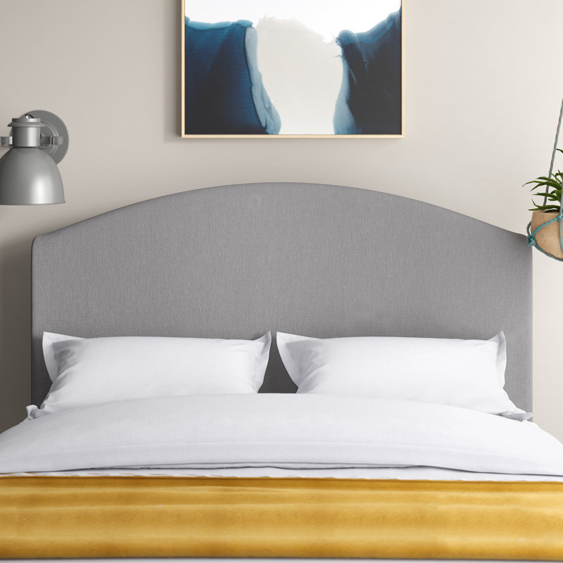 Cassie Upholstered Headboard, Double (4'6), Grey