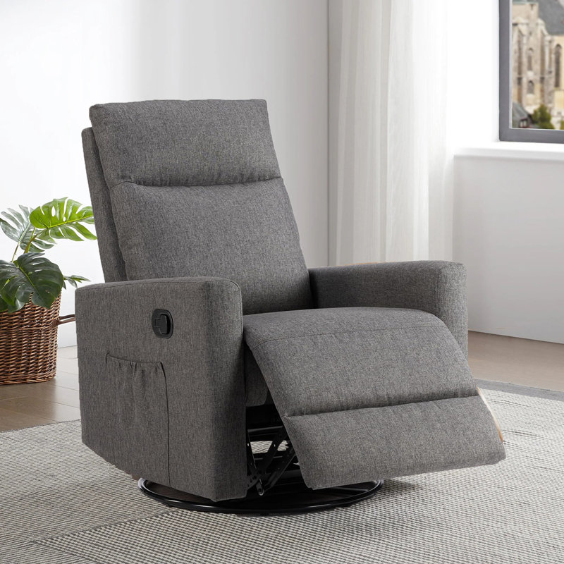 Fauteuil inclinable pivotant à bascule, fauteuil inclinable oscillant à bascule, fauteuil à bascule pour le salon, la chambre à coucher
