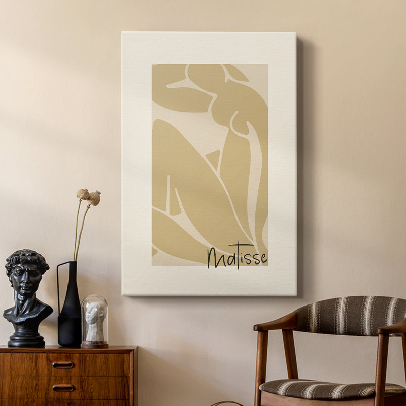 Matisse Cccv, reproduction d'art encadrée sur mesure, galerie Cavas, H 27 po x l 18 po