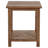 Castleton Wood End Table With Shelf