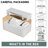 17" Tall 2-Piece Toilet Dual Flush 1.0/1.28 GPF TORNADO Flushing Elongated with Soft-Close Seat