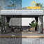 16 pi L 12 pi. D Pavillon de jardin en aluminium