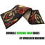 Tapis d'escalier taille basse sur mesure à motif floral noir sur mesure-983759444-1055913640