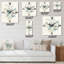 Eucalyptus feuilles I - Horloge murale traditionnelle-563367880