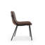 Chaise de salle à manger moderne et simple en cuir Pu