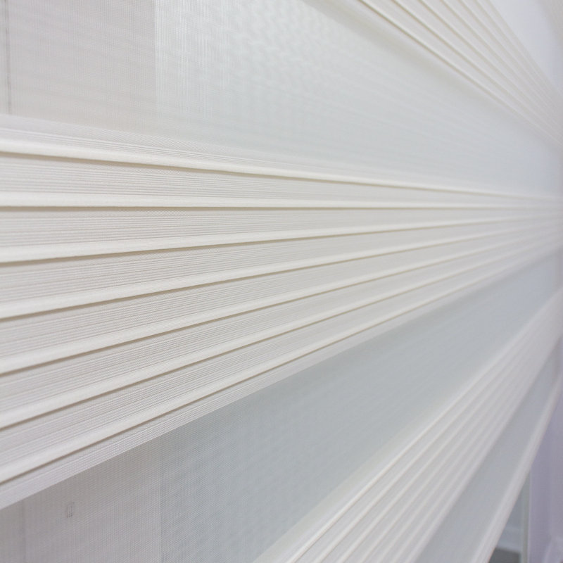 Rideau en polyester Aimun, Crème, L 102 po x L 75 po