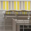 Auvent de patio rétractable polyvalent pour les espaces extérieurs, améliorant le confort et le style-128994343-128994344