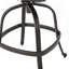 Cast Aluminium Swivel Bar Stool With Traditional Scrolled Arms